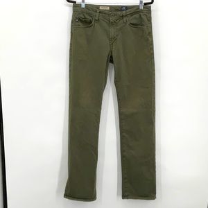 AG The Protege Straight Leg Pant in Green Size 31x34